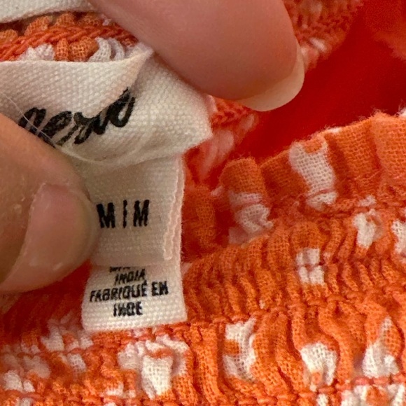 Aerie Spring Fling Dress Floral Boho Summer Beachy Mini Ruffles Size M - Picture 6 of 6